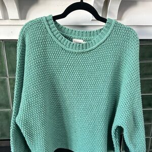 Dreamers by Debut Seafoam Green Knit Sweater Size “S/M”